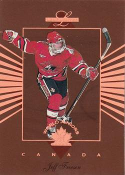 1994-95 Leaf Limited - World Juniors Canada #3 Jeff Friesen Front