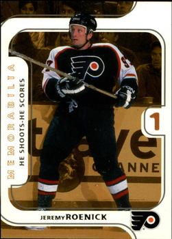 2002-03 Be a Player Memorabilia - He Shoots-He Scores Points #NNO Jeremy Roenick Front