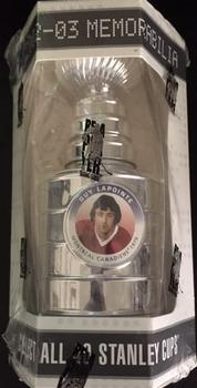 2002-03 Be a Player Memorabilia - Mini Stanley Cups #17 Guy Lapointe Front