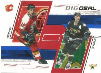 2002-03 Be a Player Memorabilia - NHL All-Star Game Blue #239 Jarome Iginla / Joe Nieuwendyk Front