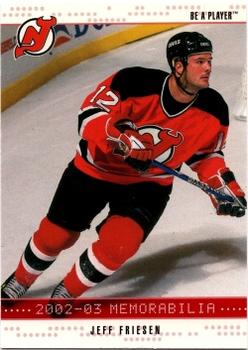 2002-03 Be a Player Memorabilia - Ruby #62 Jeff Friesen Front