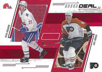 2002-03 Be a Player Memorabilia - Ruby #231 Peter Forsberg / Eric Lindros Front