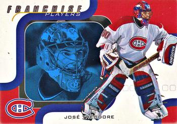 2002-03 Be a Player Memorabilia - Sapphire #216 Jose Theodore Front