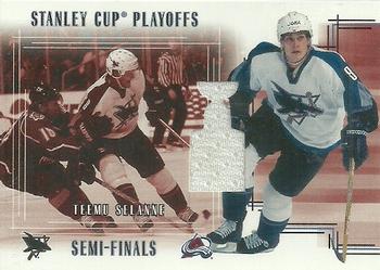 2002-03 Be a Player Memorabilia - Stanley Cup Playoffs #SC-17 Teemu Selanne Front