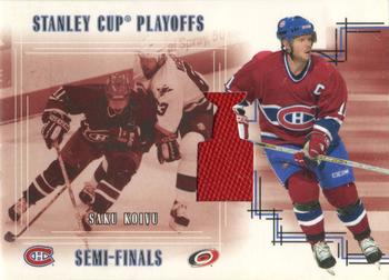 2002-03 Be a Player Memorabilia - Stanley Cup Playoffs #SC-23 Saku Koivu Front