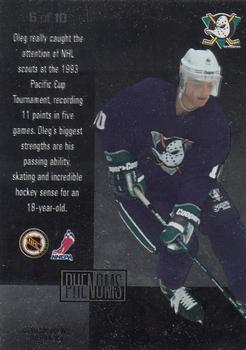 1994-95 Leaf - Phenoms #6 Oleg Tverdovsky Back