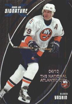 2002-03 Be a Player Signature Series - Atlantic City National #026 Alexei Yashin Front