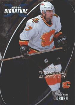 2002-03 Be a Player Signature Series - Atlantic City National #099 Chris Drury Front