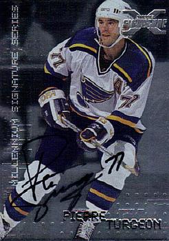 2002-03 Be a Player Signature Series - Autograph Buybacks 1999-00 #205 Pierre Turgeon Front