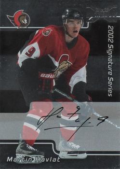 2002-03 Be a Player Signature Series - Autograph Buybacks 2001-02 #140 Martin Havlat Front