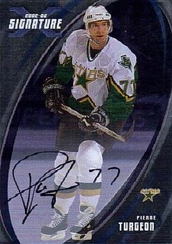2002-03 Be a Player Signature Series - Autographs #154 Pierre Turgeon Front