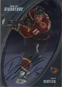 2002-03 Be a Player Signature Series - Autographs #001 Dany Heatley Front
