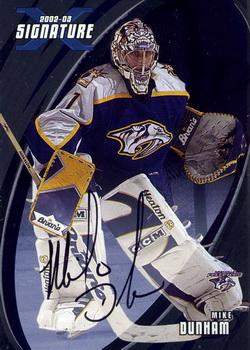 2002-03 Be a Player Signature Series - Autographs #005 Mike Dunham Front