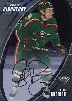 2002-03 Be a Player Signature Series - Autographs #085 Cliff Ronning Front