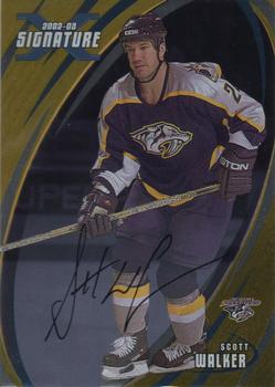 2002-03 Be a Player Signature Series - Autographs Gold #037 Scott Walker Front
