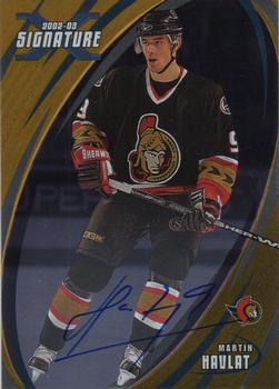 2002-03 Be a Player Signature Series - Autographs Gold #067 Martin Havlat Front