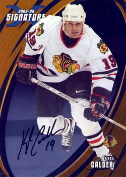 2002-03 Be a Player Signature Series - Autographs Gold #084 Kyle Calder Front