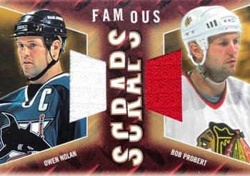 2002-03 Be a Player Signature Series - Famous Scraps #FS-9 Owen Nolan / Bob Probert Front