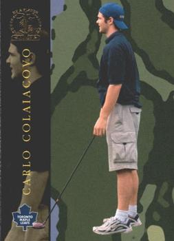 2002-03 Be a Player Signature Series - Golf #GS-18 Carlo Colaiacovo Front