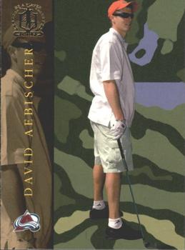 2002-03 Be a Player Signature Series - Golf #GS-29 David Aebischer Front
