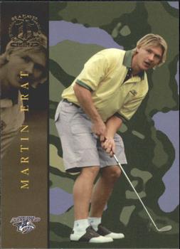 2002-03 Be a Player Signature Series - Golf #GS-52 Martin Erat Front