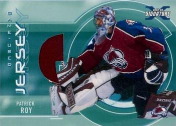 2002-03 Be a Player Signature Series - Game-Used Jerseys #SGJ-4 Patrick Roy Front
