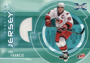 2002-03 Be a Player Signature Series - Game-Used Jerseys #SGJ-40 Ron Francis Front