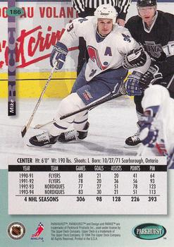 1994-95 Parkhurst #186 Mike Ricci Back