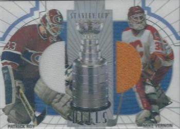 2002-03 Be a Player Ultimate Memorabilia - Stanley Cup Duels #10 Patrick Roy / Mike Vernon Front