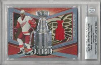 2002-03 Be a Player Ultimate Memorabilia - Dynasty Jerseys #NNO Mathieu Dandenault Front