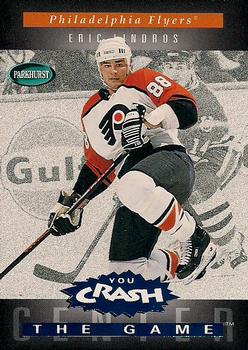 1994-95 Parkhurst - You Crash the Game Blue (U.S. Retail) #R17 Eric Lindros Front