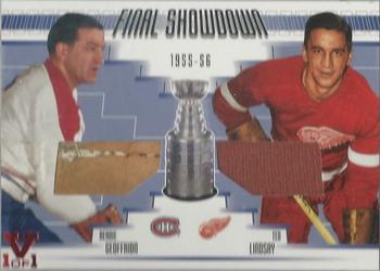 2002-03 Be a Player Ultimate Memorabilia - Finals Showdown #2 Bernie Geoffrion / Ted Lindsay Front