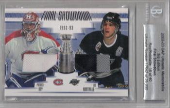 2002-03 Be a Player Ultimate Memorabilia - Finals Showdown #31 Patrick Roy / Luc Robitaille Front