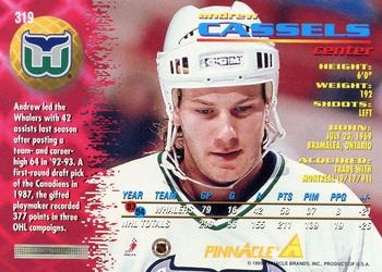 1994-95 Pinnacle #319 Andrew Cassels Back