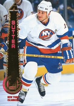 1994-95 Pinnacle #383 Ron Sutter Front