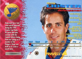 1994-95 Pinnacle #409 Doug Lidster Back