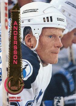 1994-95 Pinnacle #451 Mikael Andersson Front