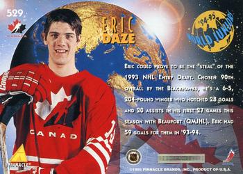 1994-95 Pinnacle #529 Eric Daze Back