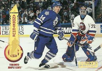1994-95 Pinnacle - Artist's Proofs #5 Dave Andreychuk Front