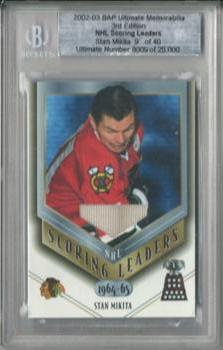 2002-03 Be a Player Ultimate Memorabilia - Scoring Leaders #NNO Stan Mikita Front