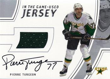 2002-03 In The Game Used - Jersey Autographs #GUJ-50 Pierre Turgeon Front