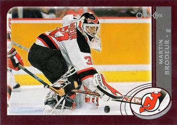 2002-03 O-Pee-Chee - Box Toppers 3x5 #14 Martin Brodeur Front