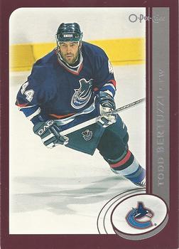 2002-03 O-Pee-Chee - Box Toppers 3x5 #25 Todd Bertuzzi Front