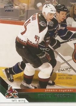 2002-03 Pacific - Nights SE #302 Andrei Nazarov  Front
