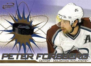2002-03 Pacific Atomic - Cold Fusion #8 Peter Forsberg Front