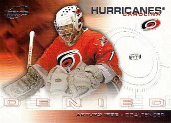 2002-03 Pacific Atomic - Denied #3 Arturs Irbe Front