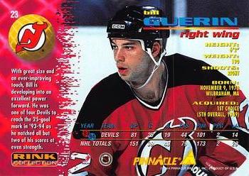 1994-95 Pinnacle - Rink Collection #23 Bill Guerin Back