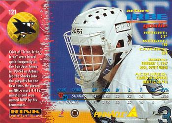 1994-95 Pinnacle - Rink Collection #121 Arturs Irbe Back