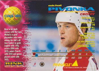 1994-95 Pinnacle - Rink Collection #323 Michal Pivonka Back