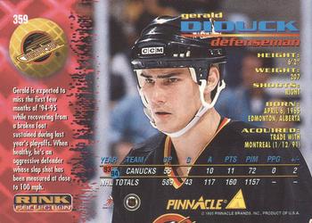 1994-95 Pinnacle - Rink Collection #359 Gerald Diduck Back